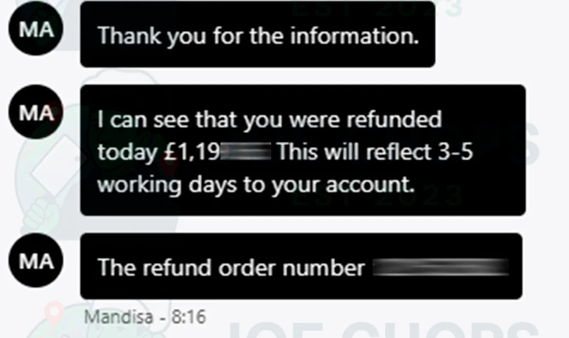 The White Company Order Success